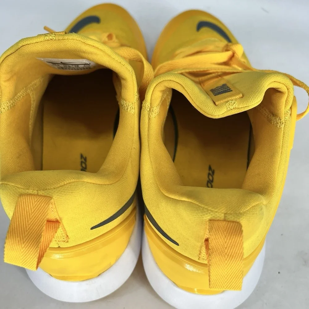 NIKE ZOOM SHIFT Bright Canary Yellow Basketball Hi Tops Shoes Sneakers Size 13.5